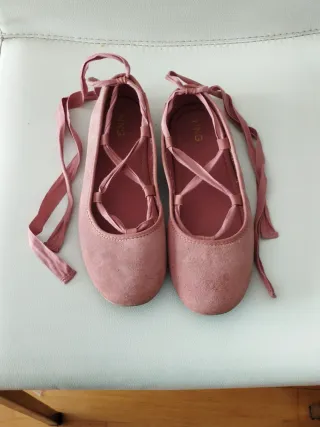 Bailarinas rosas niña Mango Talla 35