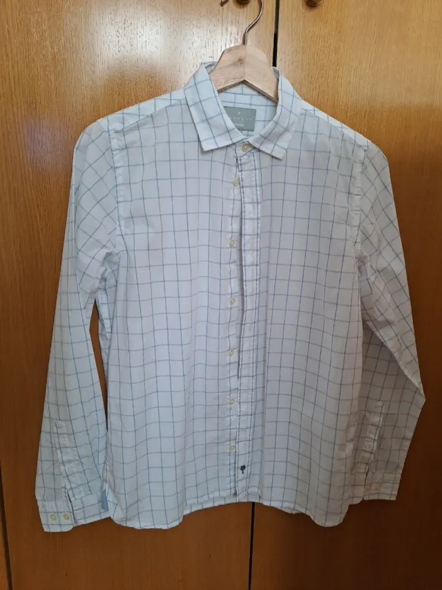 Camisa niño Coconut cuadros azul