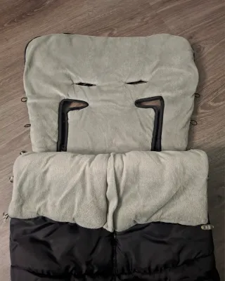 Saco Carro Bebé Negro y Gris