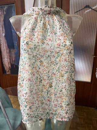Camisa floral mujer