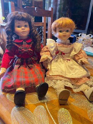 Bambole da collezione in ceramica