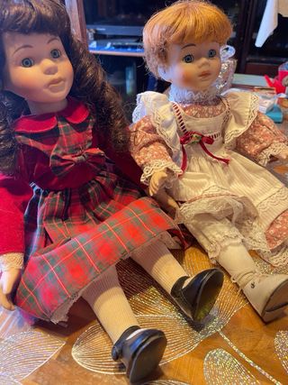 Bambole da collezione in ceramica