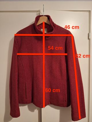 Cazadora Podium acolchada roja