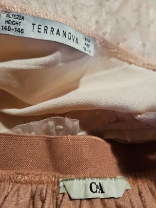 Completo bambina maglia e gonna