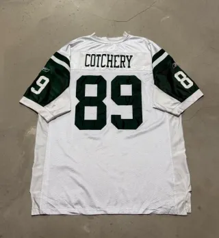Vintage jersey nfl jets tshirt uomo tg xxl