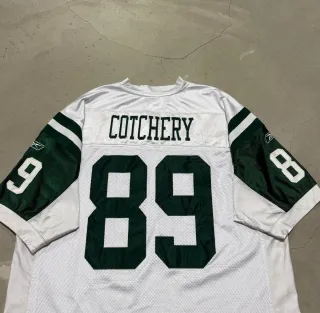 Vintage jersey nfl jets tshirt uomo tg xxl