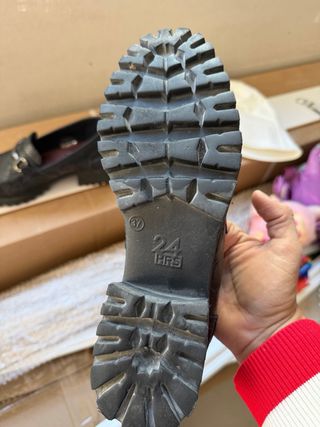 Mocasines altos 24 Hrs negros