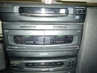 Equipo de música Aiwa negro