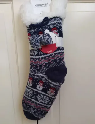 Calcetines navideños antideslizantes