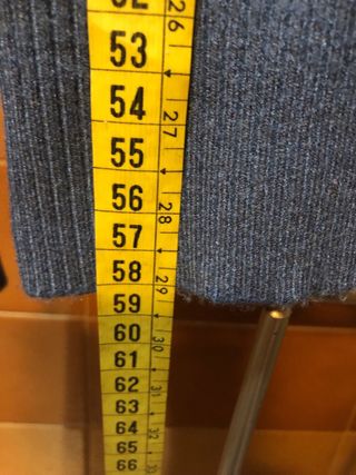 Camiseta azul cuello alto nueva; talla S/M