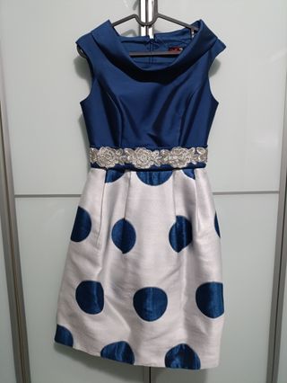 Vestido fiesta Sonia Peña Talla 36 intacto