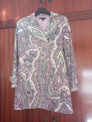 Chaqueta Zara Estampada Multicolor