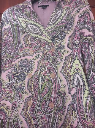 Chaqueta Zara Estampada Multicolor