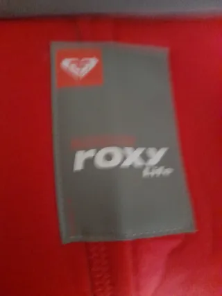 Chaqueta deportiva mujer cremallera roja