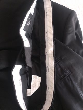 Traje Zara Man Negro Celebración negro