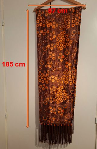 Foulard terciopelo sea+ viscosa de gran tamaño