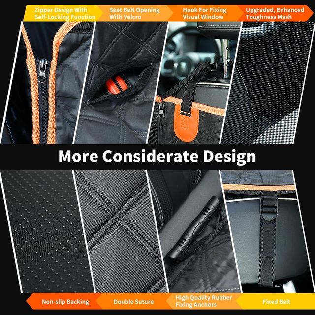 Funda Asientos Coche Perros Impermeable