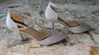 Zapatos mujer brillos