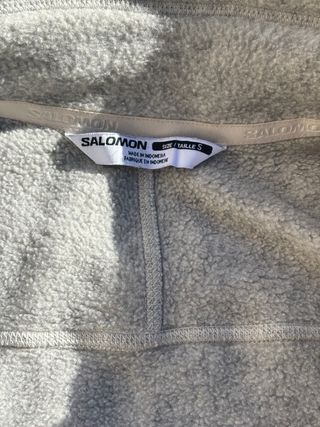 Forro polar Salomon gris
