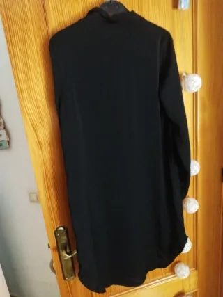 Vestido camisero negro