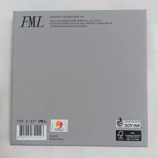 REGALO Album FML SEVENTEEN