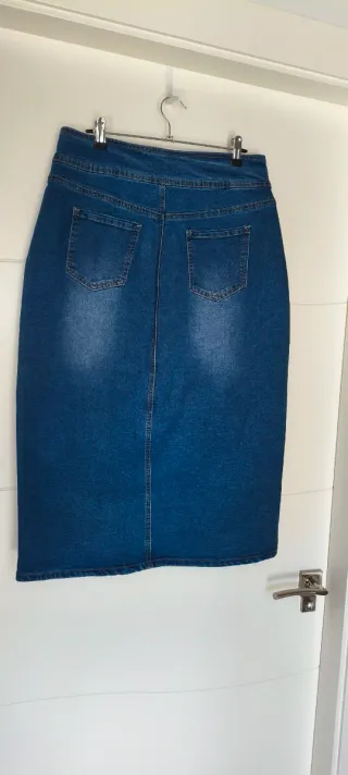 Falda Vaquera MIDI. Visita mi armario, te gustará