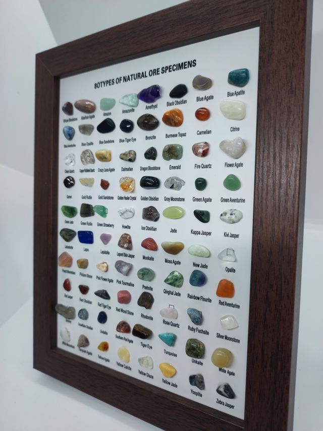 Collezione 80 Pietre e Minerali Naturali Educativo