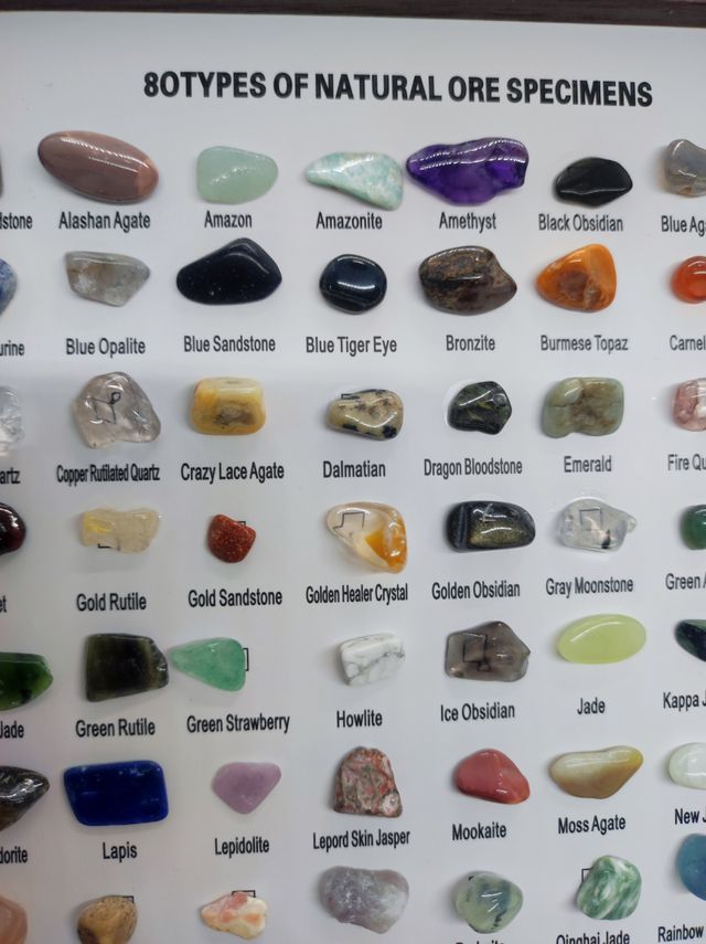 Collezione 80 Pietre e Minerali Naturali Educativo