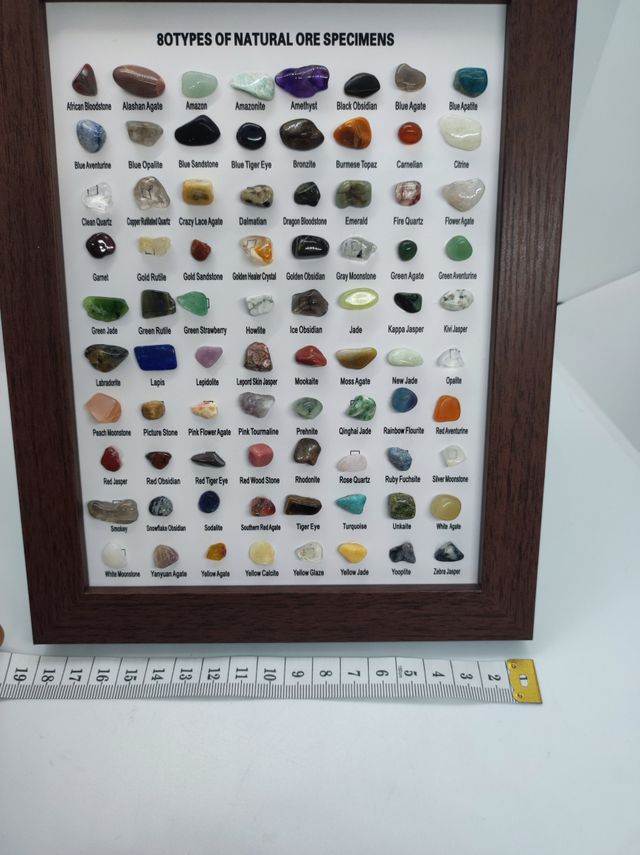 Collezione 80 Pietre e Minerali Naturali Educativo