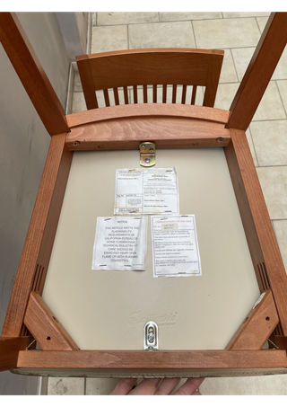 6 sedie vero legno massello e cuoio