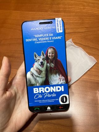 Brondi Amico Vero 4G - Telefono per Anziani