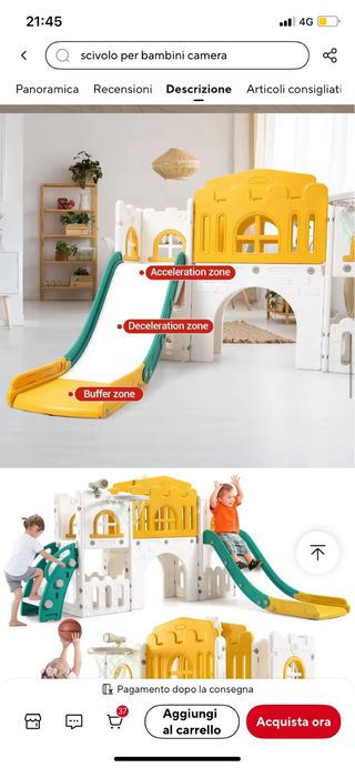 Giochi per bambini parco giochi scivolo