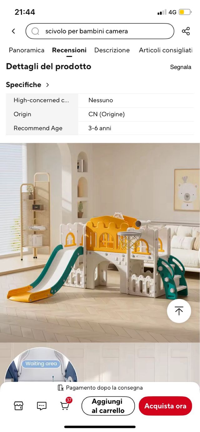 Giochi per bambini parco giochi scivolo