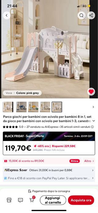 Giochi per bambini parco giochi scivolo