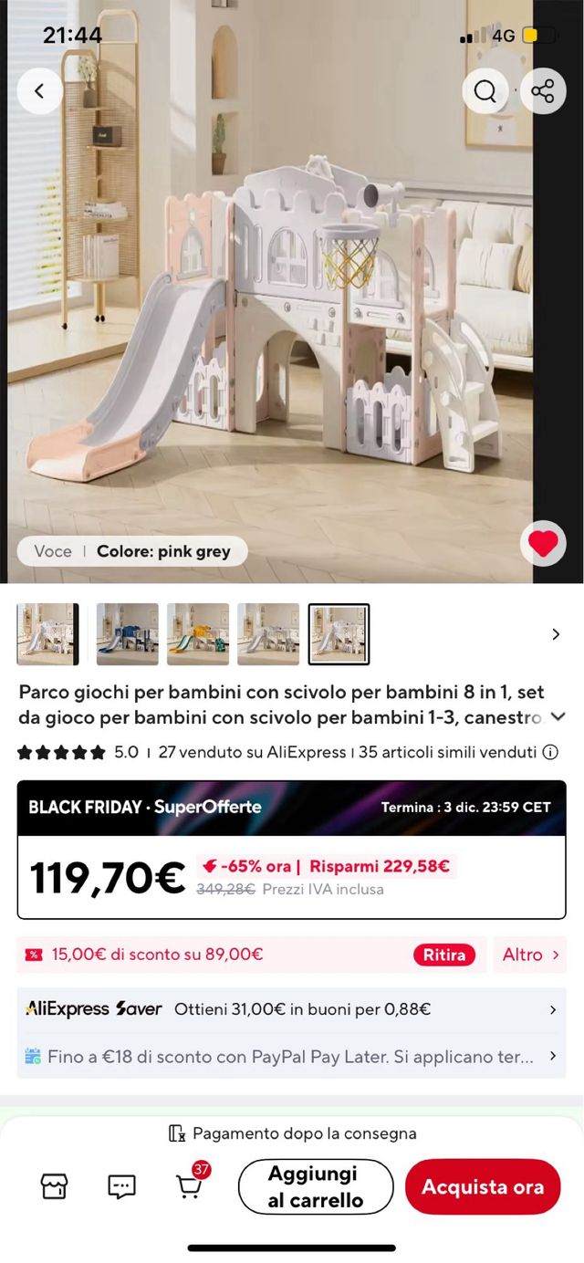 Giochi per bambini parco giochi scivolo