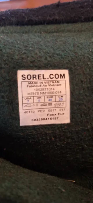 Botas Sorel Caribou Talla 40