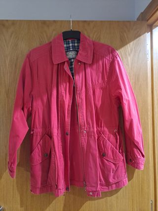 Parka vintage roja