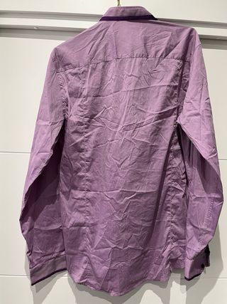 Camisa morada F&J Slim Fit Talla 5