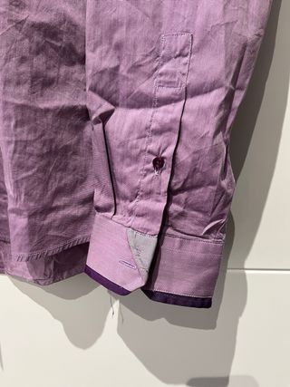 Camisa morada F&J Slim Fit Talla 5