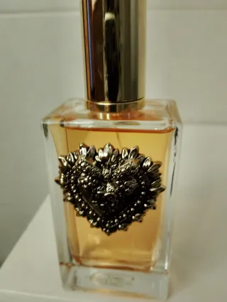 Perfume Mujer Corazón Dorado
