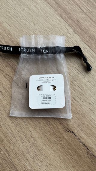 Orecchini perla placcati oro 18k nuovi