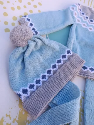 Conjunto lana bebé Mac Ilusion Talla 1 mes