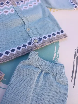 Conjunto lana bebé Mac Ilusion Talla 1 mes