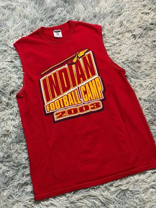 Canotta “Indian Football Camp 2003” - rosso - L