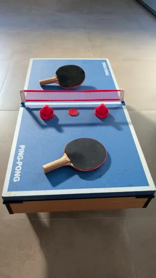 Mesa Multijuego Billar, Hockey y Ping Pong