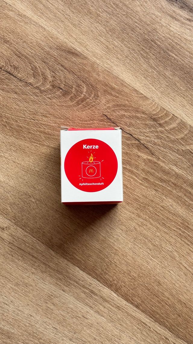 Velas Mcdonald's Apple Pie edição limitada