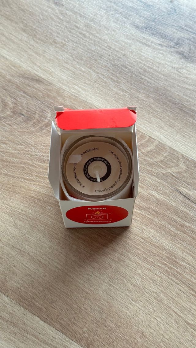 Velas Mcdonald's Apple Pie edição limitada