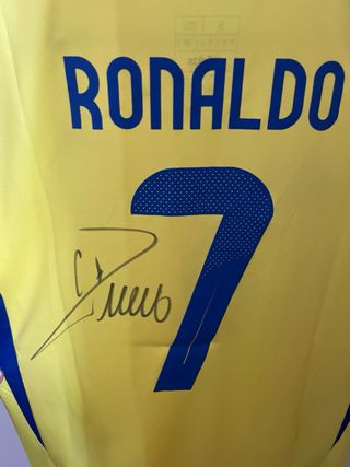 Maglia Al Nassr Cristiano Ronaldo firmata taglia S