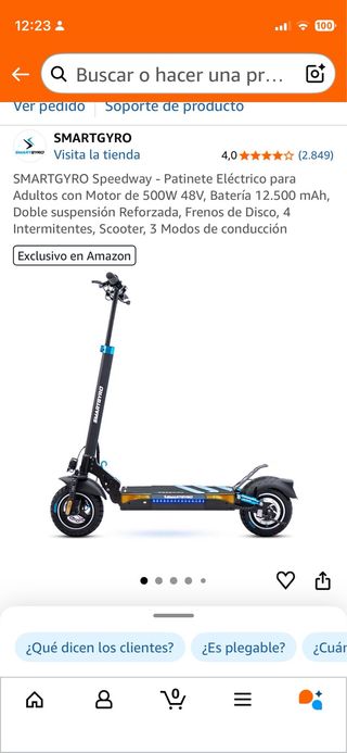 Patinete Eléctrico SMARTGYRO Speedway