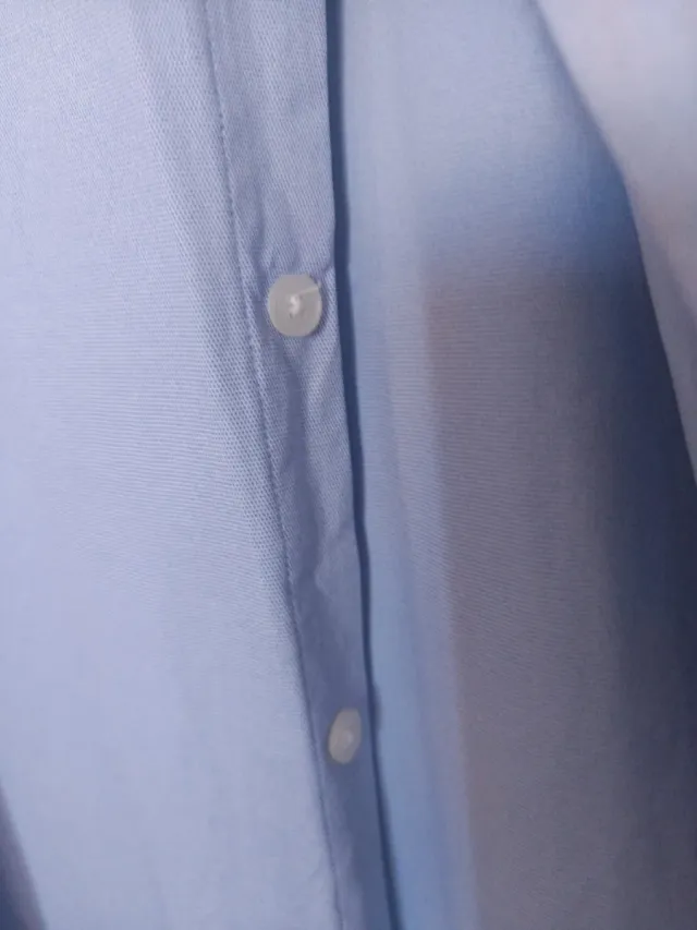 Camisa Zara Hombre Talla S Azul